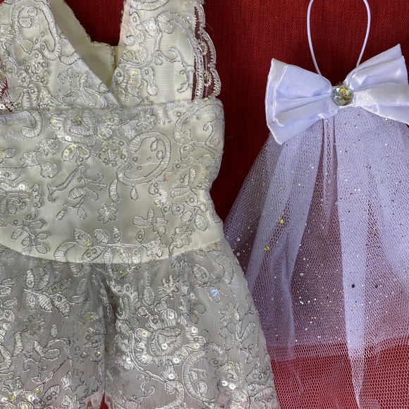 Small pet wedding dress + veil π3 items for $20π - Picture 2 of 7